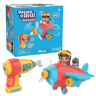 Educational Insights Design & Drill® Bolt Buddies® Plane