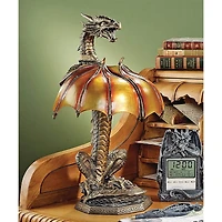 Design Toscano 16.5" Dragon Strike Illuminated Sculpture