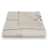 Easter Bunnies Design 4 50" x 60" Coral Fleece Blanket