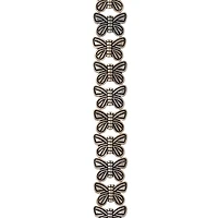 Silver Plated Metal Butterfly Beads, 14mm by Bead Landing™