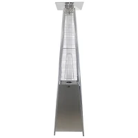 7ft. Stainless Steel Pyramid Glass Tube Outdoor Gas Heater