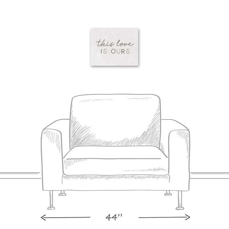 This Love Is Ours 14" x 11" Canvas Wall Art