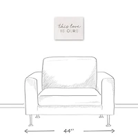 This Love Is Ours 14" x 11" Canvas Wall Art