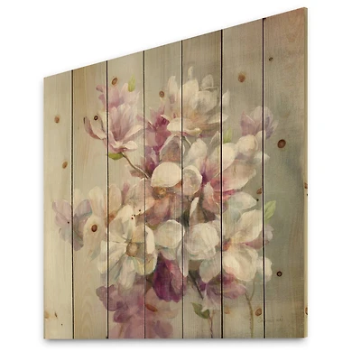 Designart - Pink Magnolia Flowers