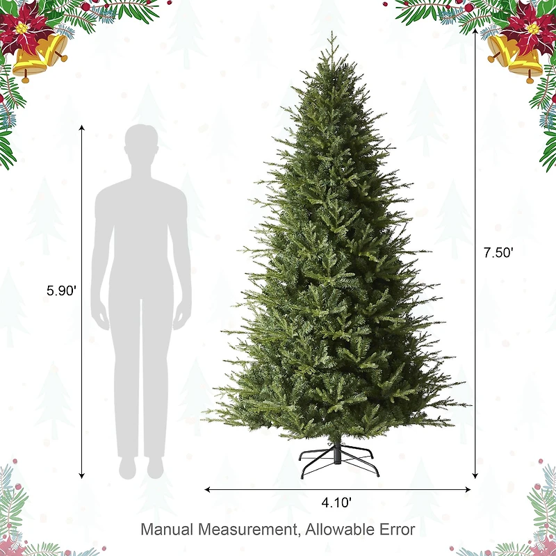 7.5ft. Unlit Green Slim Fir Artificial Christmas Tree