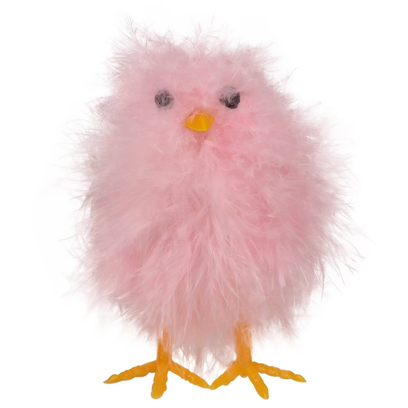 3.25" Furry Chicks Easter Figurine Set
