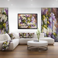 Designart - Lilac Bouquet in a Vase