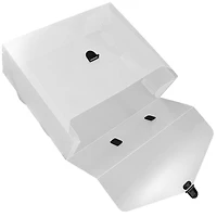 JAM Paper 10" x 12" Clear Plastic Portfolio File Carry Case