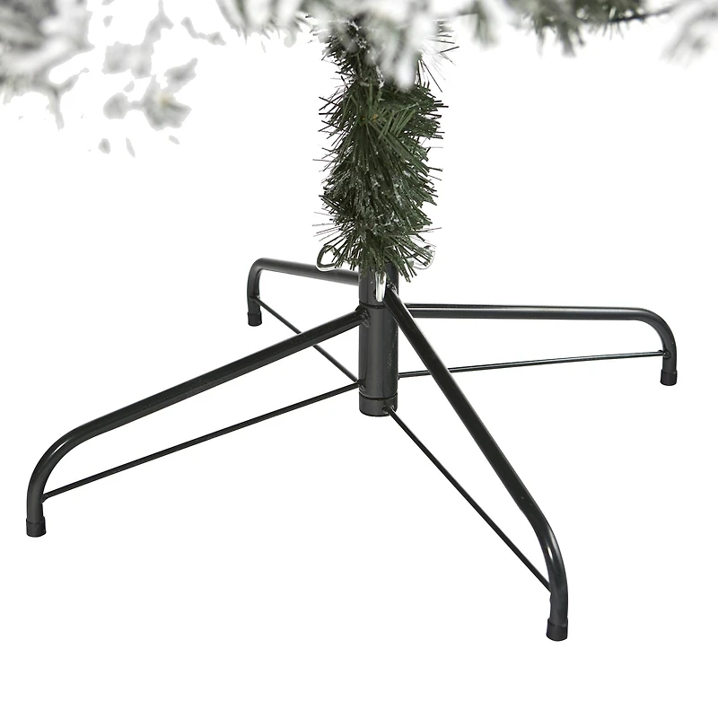 7ft. Unlit Flocked West Virginia Fir Artificial Christmas Tree