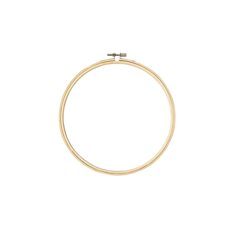 30 Pack: 7" Wooden Embroidery Hoop by Loops & Threads™