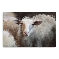 Sheeps Flock Canvas Giclee