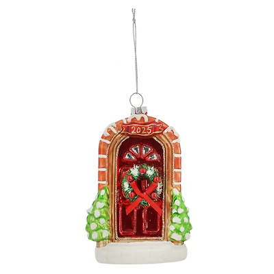 5" Christmas Door Glass Ornament by Ashland®