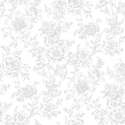 RoomMates Gray Wren Peel & Stick Wallpaper