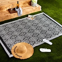 DII® Black Moroccan Rug, 4ft. x 6ft.