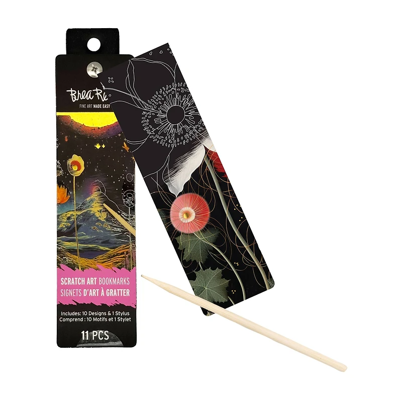 Brea Reese™ Surreal Scratch Art Bookmarks