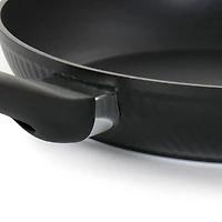 Oster Kono 11'' Black Aluminum Nonstick Frying Pan