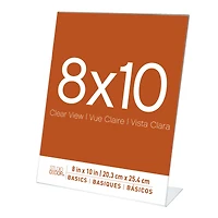 12 Pack: Acrylic Bent Vertical 8" x 10" Frame, Basics by Studio Décor®