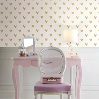 RoomMates Heart Spot Peel & Stick Wallpaper