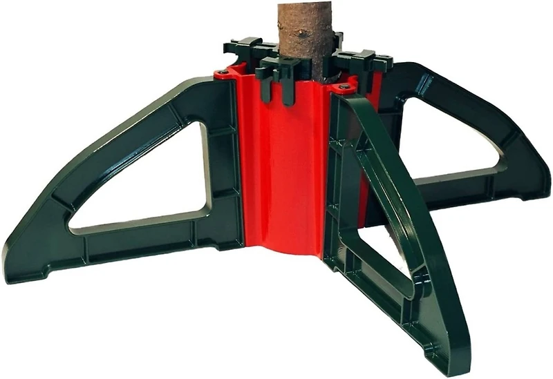 Christmas Tree Stand with Clamping System - For Real Live Trees Up To 10'