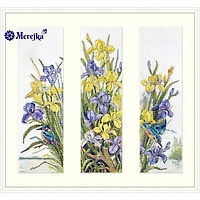 Merejka Counted Cross Stitch Kit Frogs in the Flowers K-135