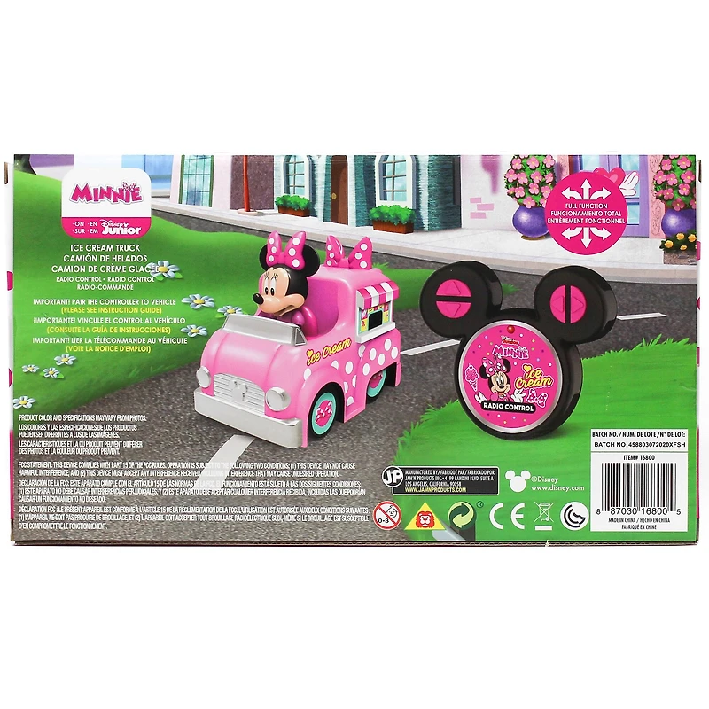 Jam'n Products Disney Junior Minnie's Remote-Control Ice Cream Truck Toy