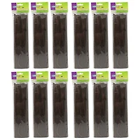 Creativity Street 12 Pack Brown Chenille Stems
