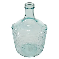 12" Clear Glass Farmhouse Vase