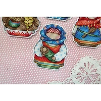 MP Studia Russian Charms Magnets Plastic Canvas Counted Cross Stitch Kit
