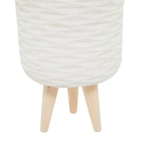 The Novogratz 3ft. Potted White Plastic Modern Aloe Vera Artificial Foliage