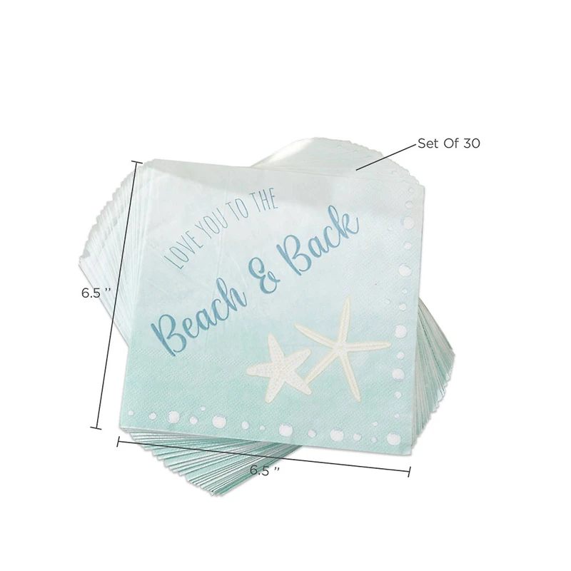 Kate Aspen® Beach Party 2-Ply Paper Luncheon Napkins, 120ct.
