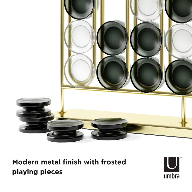 Umbra Brass Stax 4 in a Row