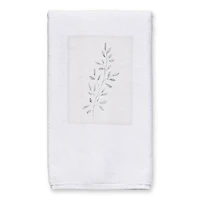 Leaves on Linen Tea Towel Set