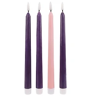 10.5" LED Wax Advent Taper Candles, 4ct. by Ashland®