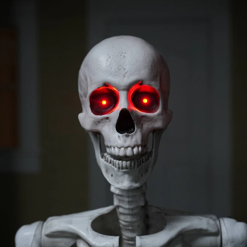 5ft. Skeleton with Red Light-Up Eyes by Ashland®