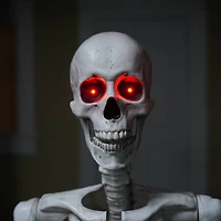 5ft. Skeleton with Red Light-Up Eyes by Ashland®