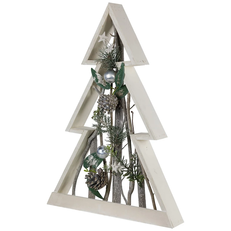 17.5" Stars & Pinecones Christmas Tree Tabletop Décor