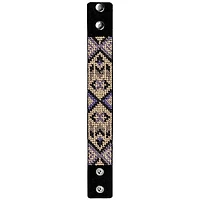 Wonderland Crafts Bead Artificial Leather Embroidery Bracelet Kit