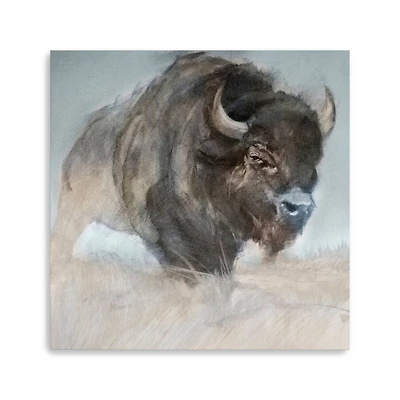 Prairie Bison Canvas Giclee