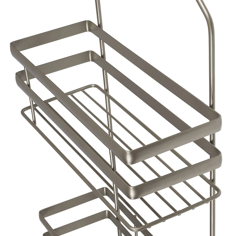 Honey Can Do Gray Flat Wire Shower Caddy