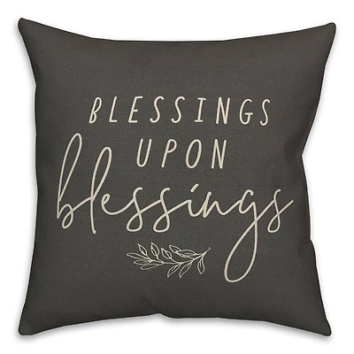 Blessings Upon Blessings Indoor/Outdoor Pillow