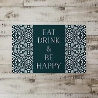 Eat Drink & Be Happy 27" x 18" Floor Mat