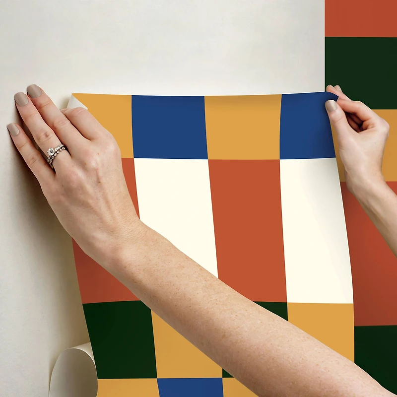 RoomMates Emily Rayna Framework Peel & Stick Wallpaper