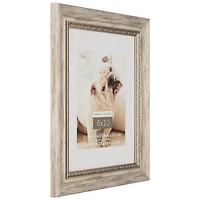 Home 8" x 10" Brown Whitewashed & Gold Frame with Mat by Studio Décor®