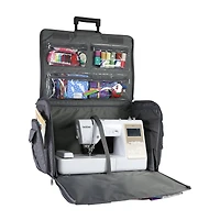 Everything Mary Heather Gray XXL Rolling Sewing Tote