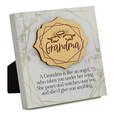 6" Grandma Wood Plaque