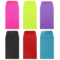 JAM Paper 2.25" x 3.5" Assorted Coin Business Envelopes, 150ct.