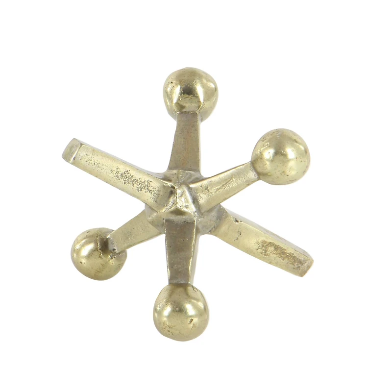 Aluminum Geometric Jacks Sculpture Set