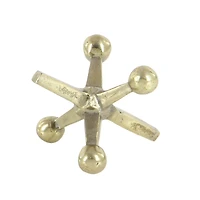 Aluminum Geometric Jacks Sculpture Set