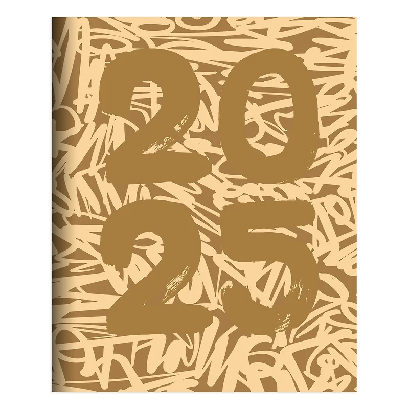 TF Publishing 2025 Muddy Scribbles Medium Monthly Planner