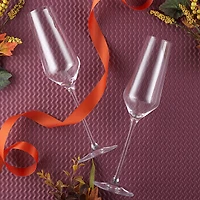 JoyJolt® 7oz. Layla Crystal Champagne Glasses, 8ct.